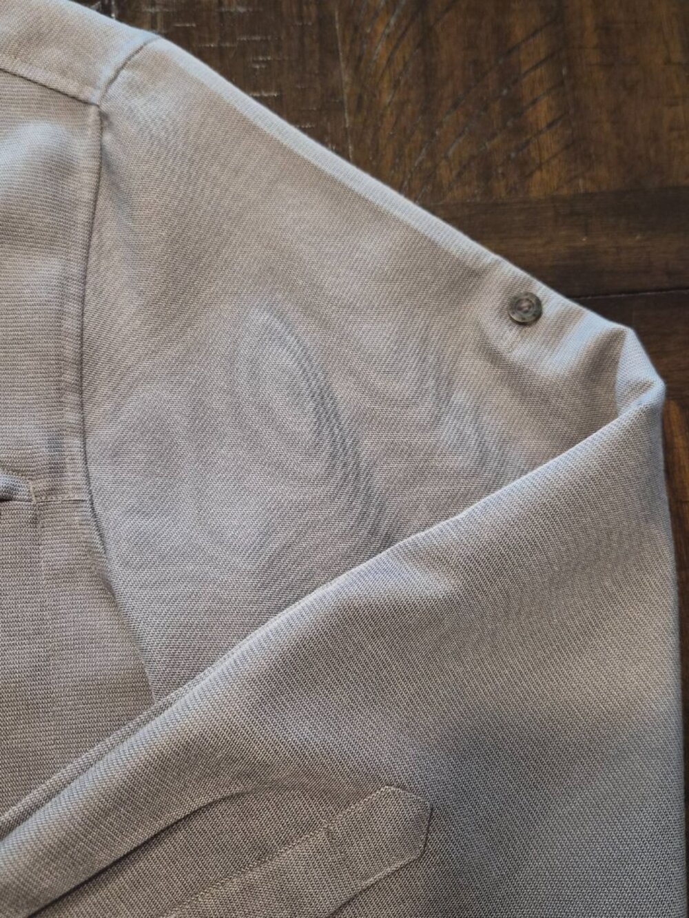 Woolrich Utility Shirt Mens Gray Long Sleeve Roll Tab Hiking Size Large G787 - Picture 3 of 11